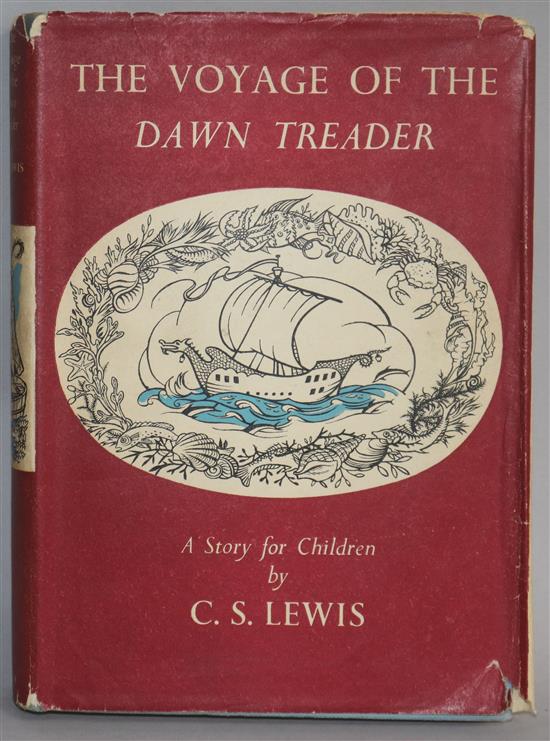 Lewis, Clive Staples - The Voyage of The Dawn Treader, 1st edition, illustrated by Pauline Baynes, in price clipped
